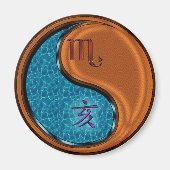 Scorpio & Wood Boar マグネット (正面)