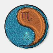 Scorpio & Wood Dog マグネット (正面)