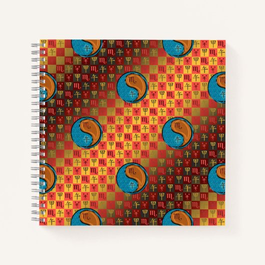 Scorpio & Wood Horse ノートブック (正面)