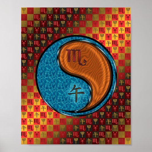 Scorpio & Wood Horse ポスター (正面)