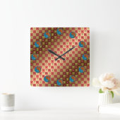 Scorpio & Wood Rat スクエア壁時計 (ホーム)