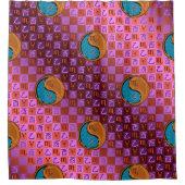 Scorpio & Wood Rooster シャワーカーテン (正面)