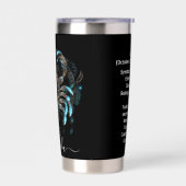 Scorpio Zodiac Art for October 23–November 21 保温保冷タンブラー (左面)