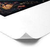 Scorpio Zodiac Astrology Name & Birthday ポスター (角)