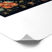 Scorpio Zodiac Astrology Name & Birthday ポスター (角)