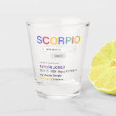 Scorpio Zodiac Astrology Website Search Result ショットグラス (正面)