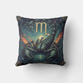 Scorpio Zodiac Celestial クッション (裏面)