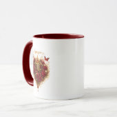 Scorpio Zodiac Floral Heart Mug – Intense Astrolog マグカップ (正面左)
