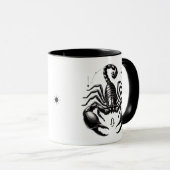 Scorpio Zodiac Scorpion Astrology Gift マグカップ (正面右)