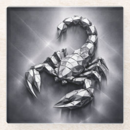 scorpio zodiac sign ガラスコースター