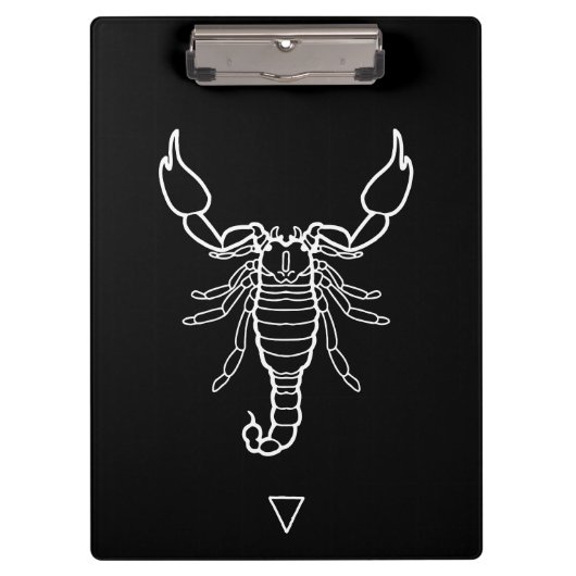 Scorpio Zodiac Sign クリップボード (正面)