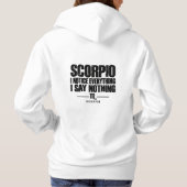 Scorpio Zodiac Sign パーカ (裏面)