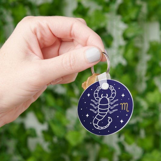 Scorpio Zodiac Sign Celestial Constellation キーホルダー (手)