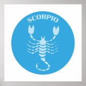 Scorpio, Zodiac Sign, Horoscope, Astrology ポスター (正面)