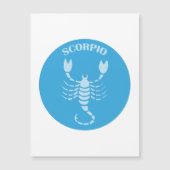 Scorpio, Zodiac Sign, Horoscope, Astrology マグネット招待状 (正面)