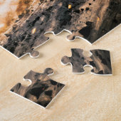 Scorpio Zodiac with Warrior and Giant Mechanical S ジグソーパズル (側面)