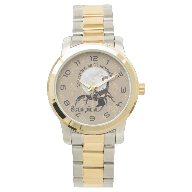 Scorpion 24 octobre au 22 novembre Montre 腕時計 (正面)