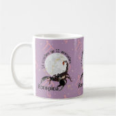 Scorpion 24 octobre au 22 novembre Tasse コーヒーマグカップ (左)