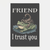 Scorpion and Frog - Friend, I Trust You ポストイット (正面)