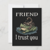 Scorpion and Frog - Friend, I Trust You 案内状 (正面)