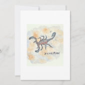Scorpion Greeting Card 招待状 (正面)