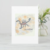 Scorpion Greeting Card 招待状 (スタンド正面)
