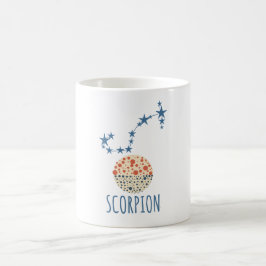 Scorpion signe astrologique コーヒーマグカップ