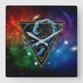 Scorpion Zodiaque Cadeau Astrologie スクエア壁時計 (正面)