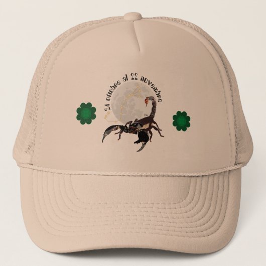 Scorpione 24 ottobre al 22 novembre Cappello キャップ (正面)