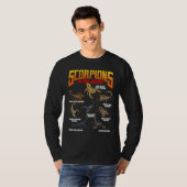 Scorpions Animals of the World Arachnology Animal Tシャツ (正面フル)