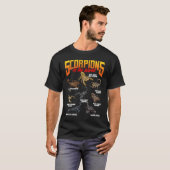 Scorpions Animals of the World Arachnology Animal Tシャツ (正面フル)