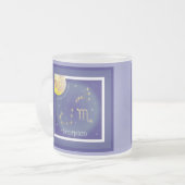 Scorpiun 24 october fin 22 november Tasse フロストグラスマグカップ (正面左)