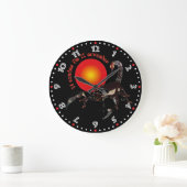 Scorpiun 24 october fin 22 november Uhr ラージ壁時計 (ホーム)