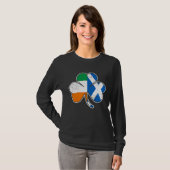 Scotch Irish Shamrock Scottish St Patricks Day Tシャツ (正面フル)
