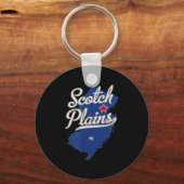 Scotch Plains New Jersey Nj Map キーホルダー (正面)