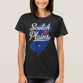 Scotch Plains New Jersey Nj Map Tシャツ (正面)