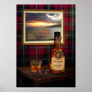 Scotch Whisky Poster with your Text (および写真?) ポスター