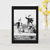 Scotishはキルト1912年の踊りをからかいます カード (黄色い花)