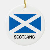 SCOTLAND*のカスタムなクリスマスのオーナメント セラミックオーナメント (正面)