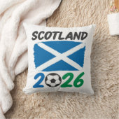 Scotland 2026 Soccer Fan Design / Saltire and Foot クッション (ブランケット)