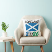 Scotland 2026 Soccer Fan Design / Saltire and Foot クッション (椅子)