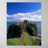 Scotland, Aberdeen. Dunnotar Castle. ポスター (正面)
