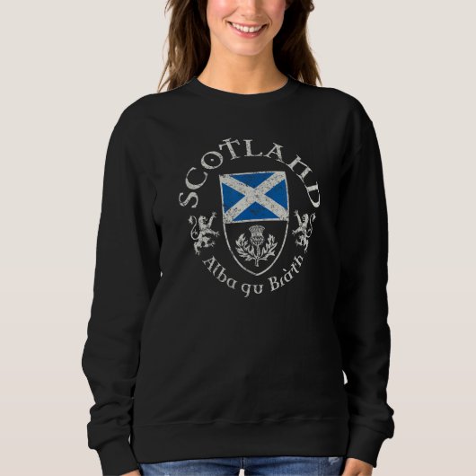 SCOTLAND Alba gu bràth 1 スウェットシャツ (正面)