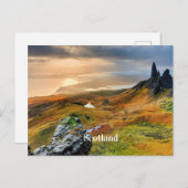 Scotland, beautiful mountain landscape postcard シーズンポストカード (正面/裏面)