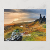 Scotland, beautiful mountain landscape postcard ポストカード (正面)
