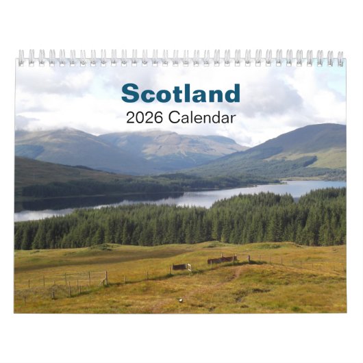 Scotland Calendar 2026 カレンダー (カバー)