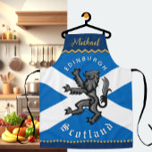 Scotland Chefs Apron, Edinburgh, Scottish Flag エプロン
