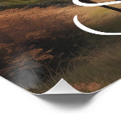 Scotland Deer in the Forest Travel Poster ポスター (コーナー)