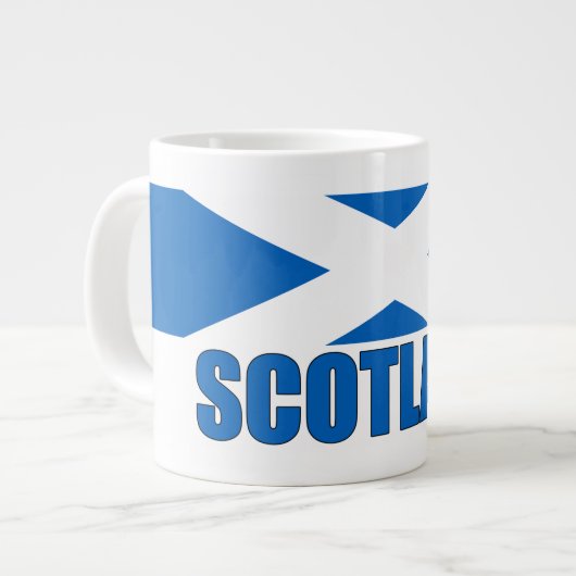 Scotland Flag ジャンボコーヒーマグカップ (正面左)