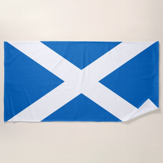 Scotland flag Beach Towel ビーチタオル (正面)